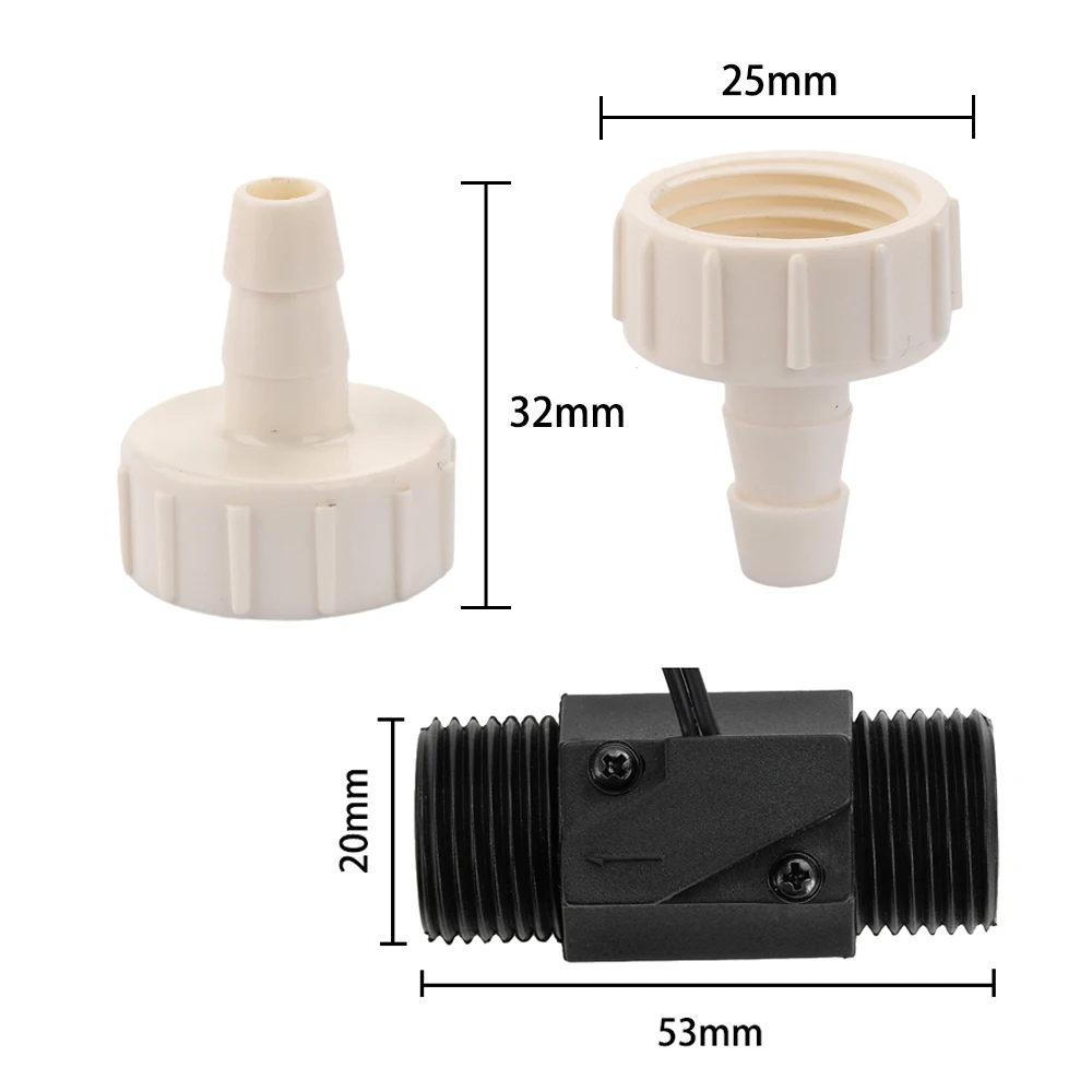 AC 220V Wasser durchfluss sensor Schalter Druck messgerät Automatische Zirkulation Controller Kaliber 6/8/10MM Düse Schützen Für DIY Sensor – Detail 11