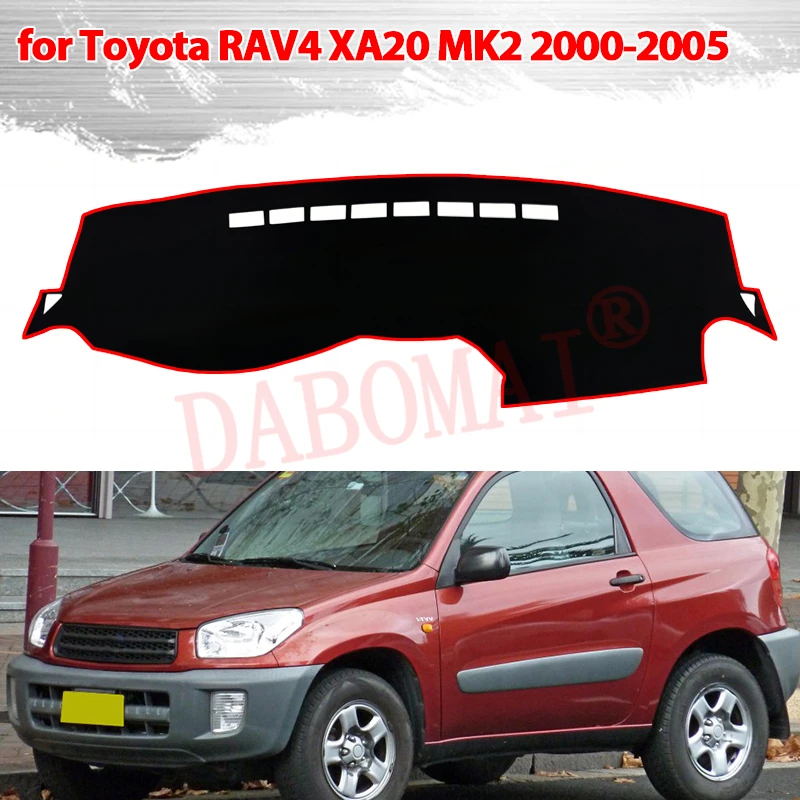 Dashboard Cover Protective Pad for Toyota RAV4 XA20 MK2 2000 2001 2002 2003 2004 2005 Car Dash Board Sunshade Anti-UV Carpet
