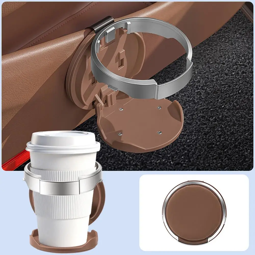 Faltbarer Auto-Getränkehalter für die Türverkleidung, Verstellbarer Automobil-Getränkeorganizer Platzsparend für Flaschen, Becher und Kaffeetassen – Detail 9