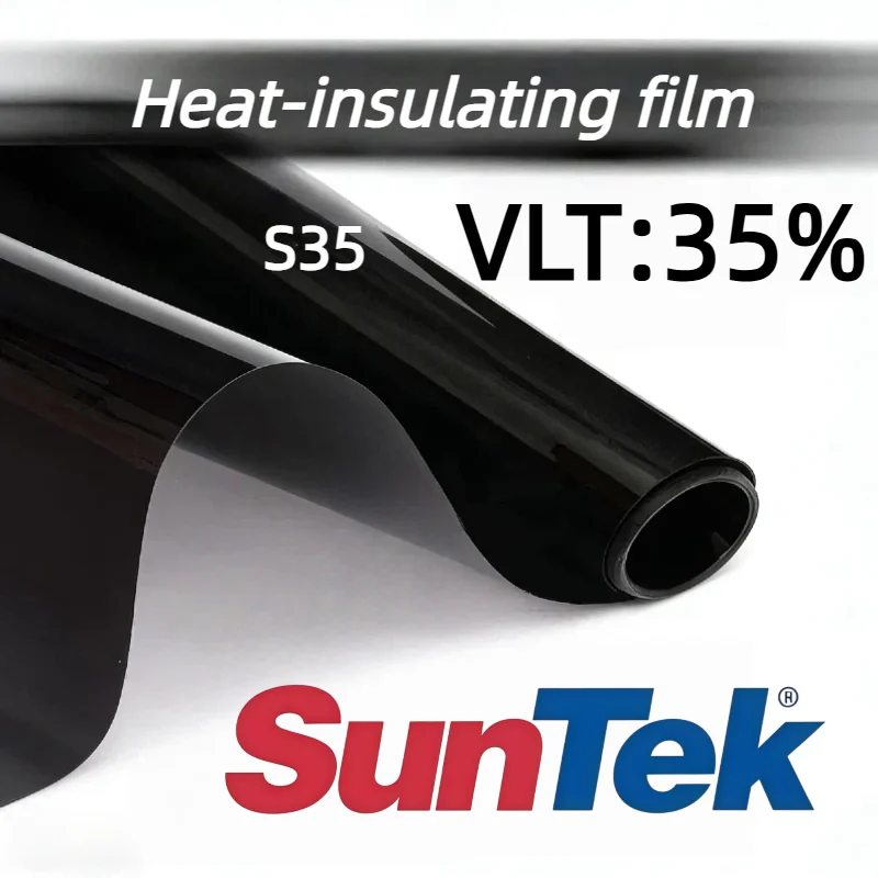 

Premium Suntek Window Tint Auto Window Film 35% VLT UV99% Nano Carbon PET Heat Rejection Car Sticker Scratch Resistant No Signal