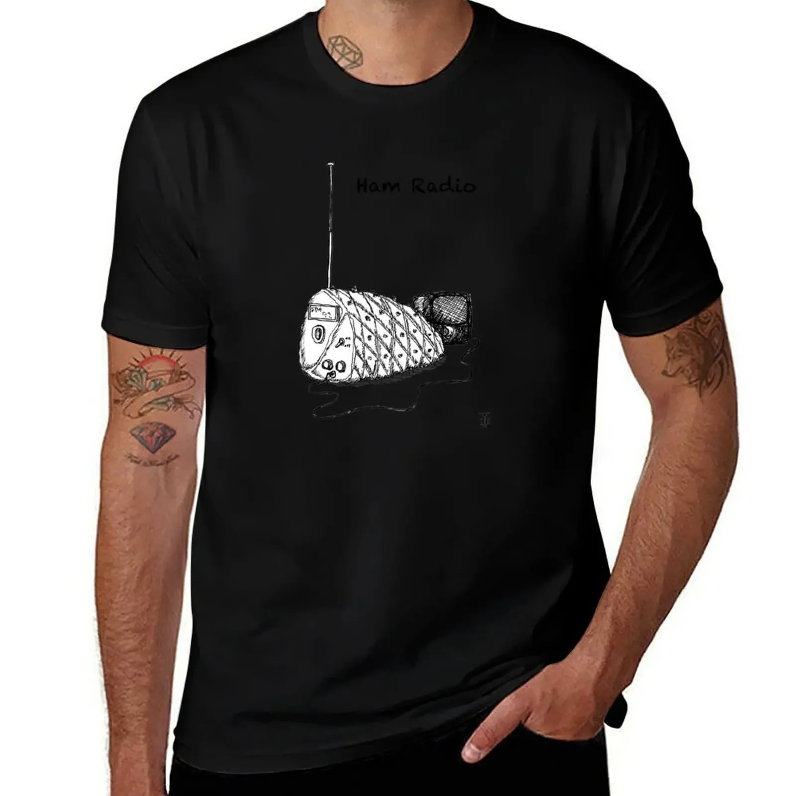 Ham Radio T-Shirt animal prinfor boys baggy shirts for a boy mens t shirts