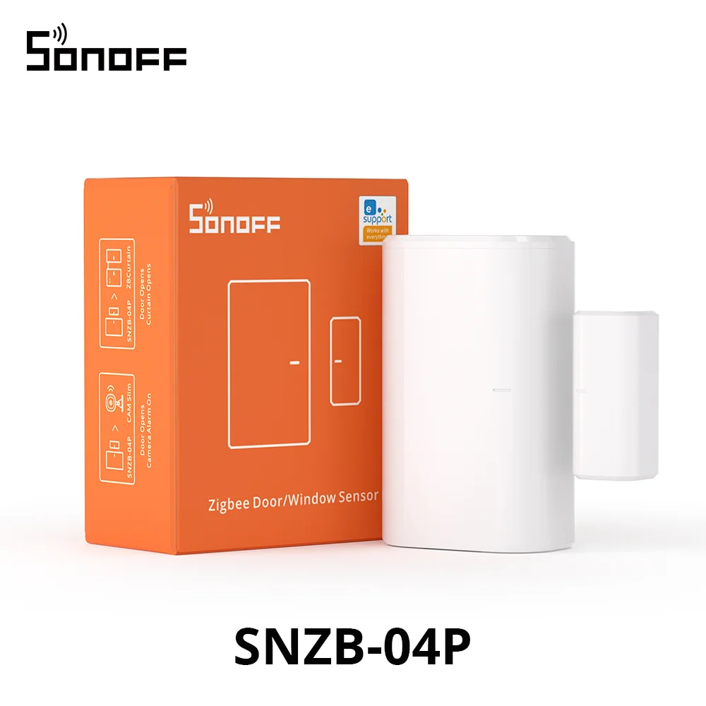 SONOFF SNZB04PR1 Zigbee Tür- und Fenstersensor Haussicherheitsalarm-Sensor Lokale Smart-Szenensteuerung Kompatibel mit Alexa Google Home Smartthings