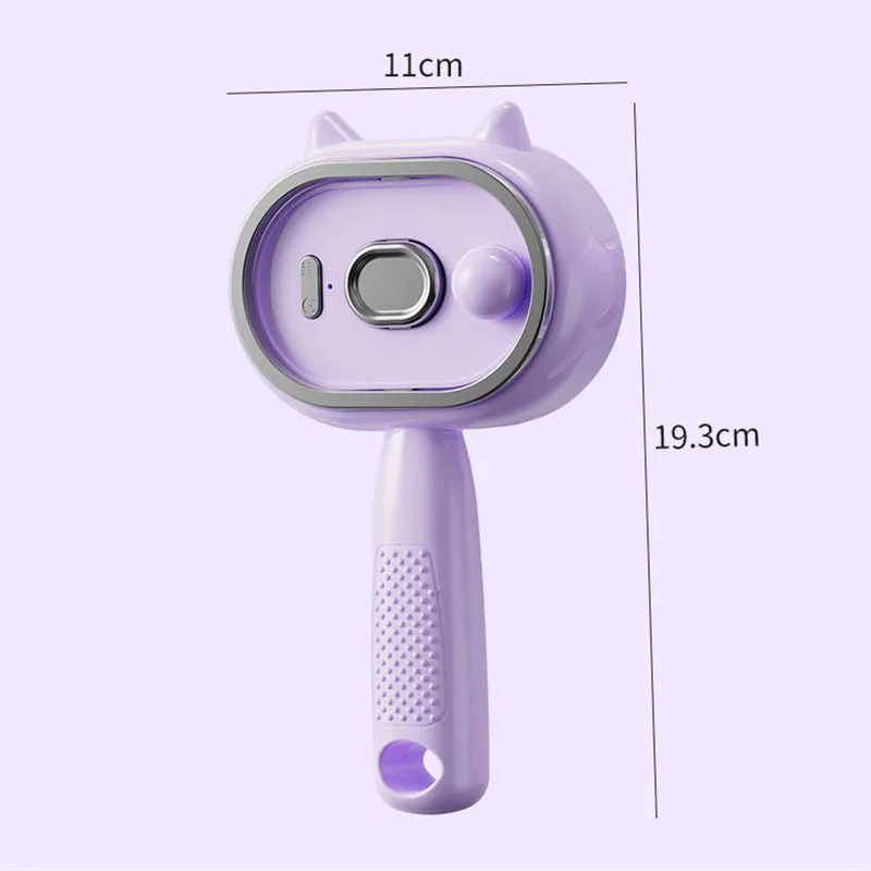 3 In 1 Spray Massage Hair Brush Retractable Self-Cleaning Anti Static Hair Scalp Massager Combs Anti-Frizz Hair Styling Comb