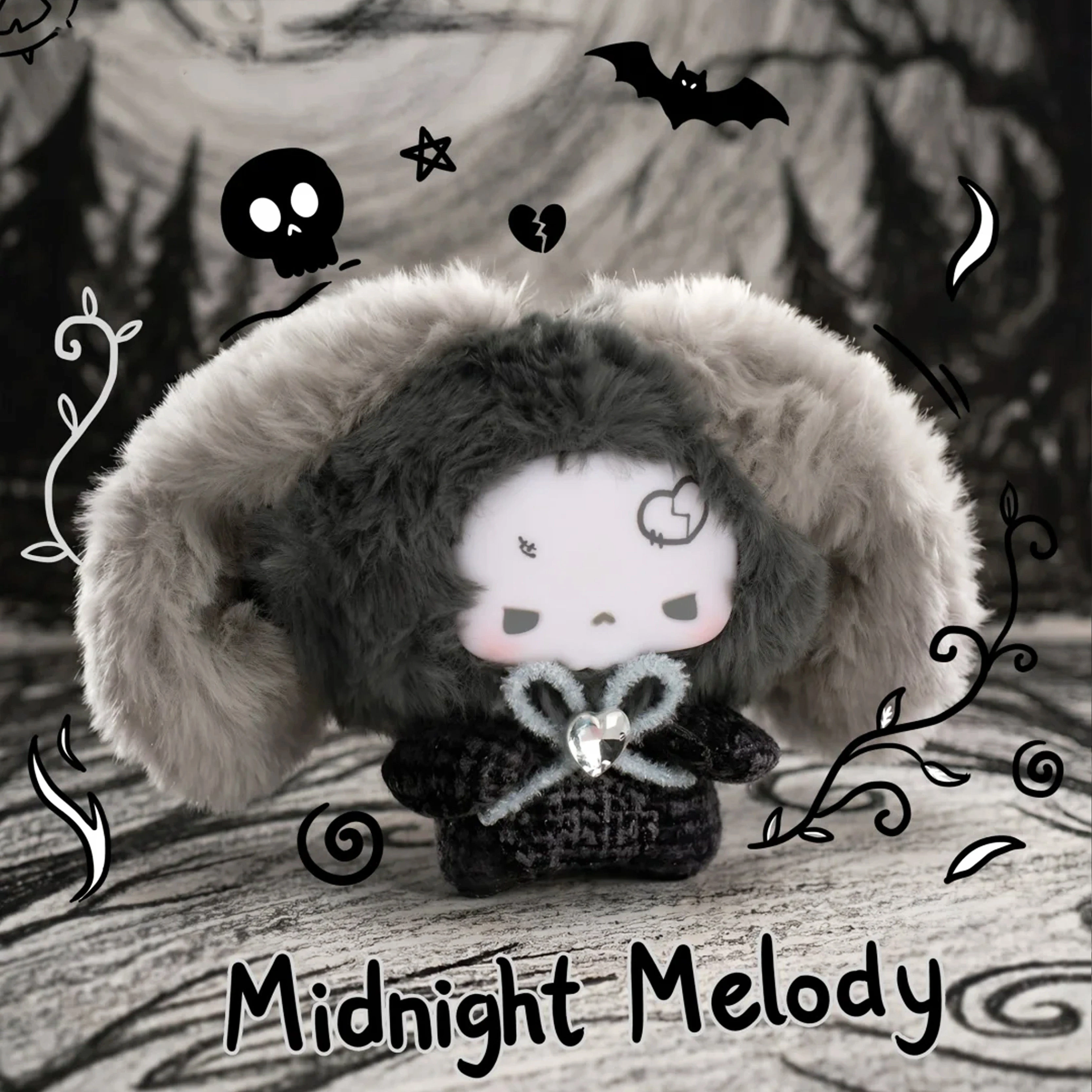 Gugu Grauton-Konzert-Serie Blindbox Kawaii Plüsch-Anhänger Mystery Box Niedliche Vinyl-Gesichts-Schlüsselanhänger-Puppen Überraschungstüte Spielzeug-Geschenke