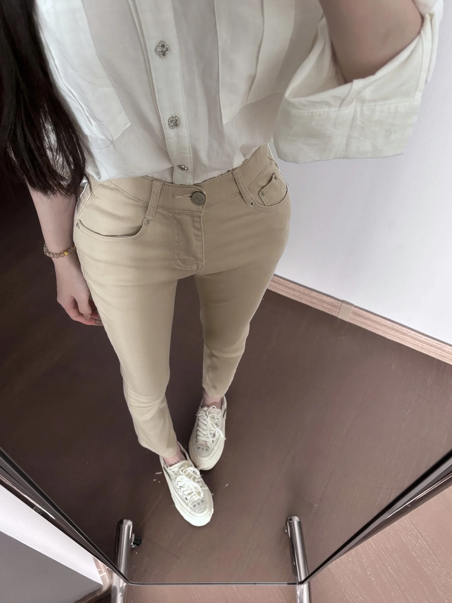 High Waist Elastic Women's Jeans Korean Style Autumn Winter New Fashion Hip Enhancing Slim Fit Versatile Nine Point Straight Leg