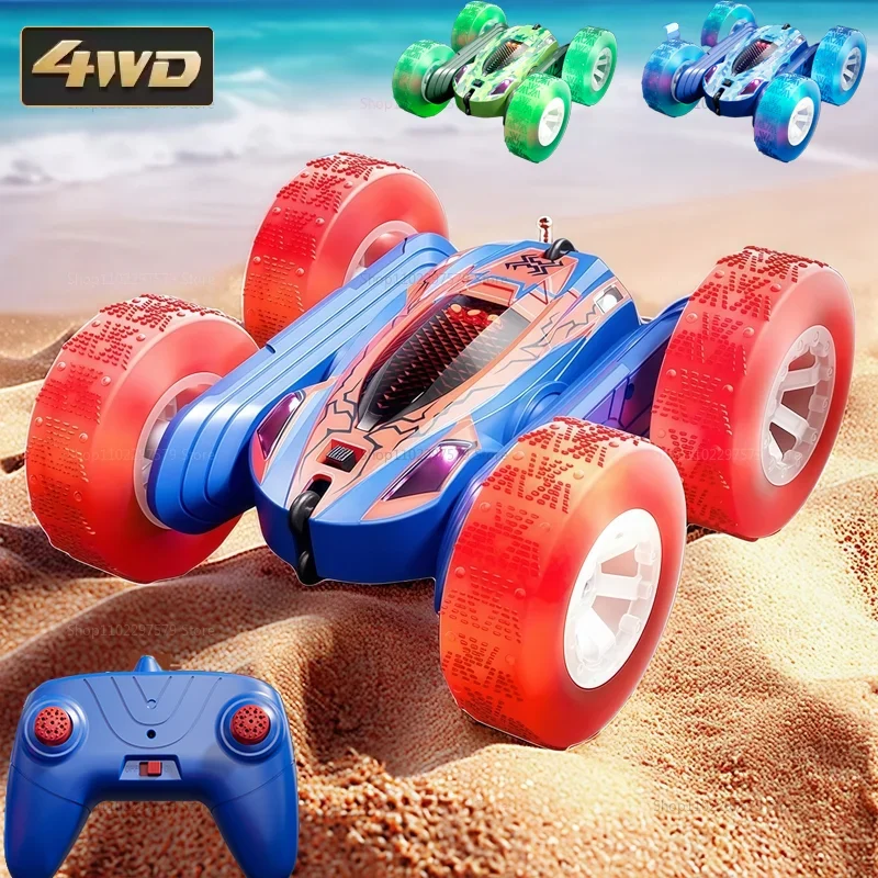 

Двусторонний флип-пульт дистанционного управления с поворотом на 360 Deree, новые радиоуправляемые трюки, автомобили для детей, вращение для бездорожья, дрифта, радиоуправляемые игрушки, подарки для мальчиков и взрослых