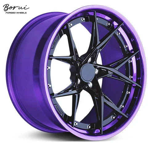 

Borui Forged Wheels Customized Forged Alloy Wheels 5x120 5x114.3 5x130 18 19 20 21 Inch Perfect For 911 For Passenger Cars
