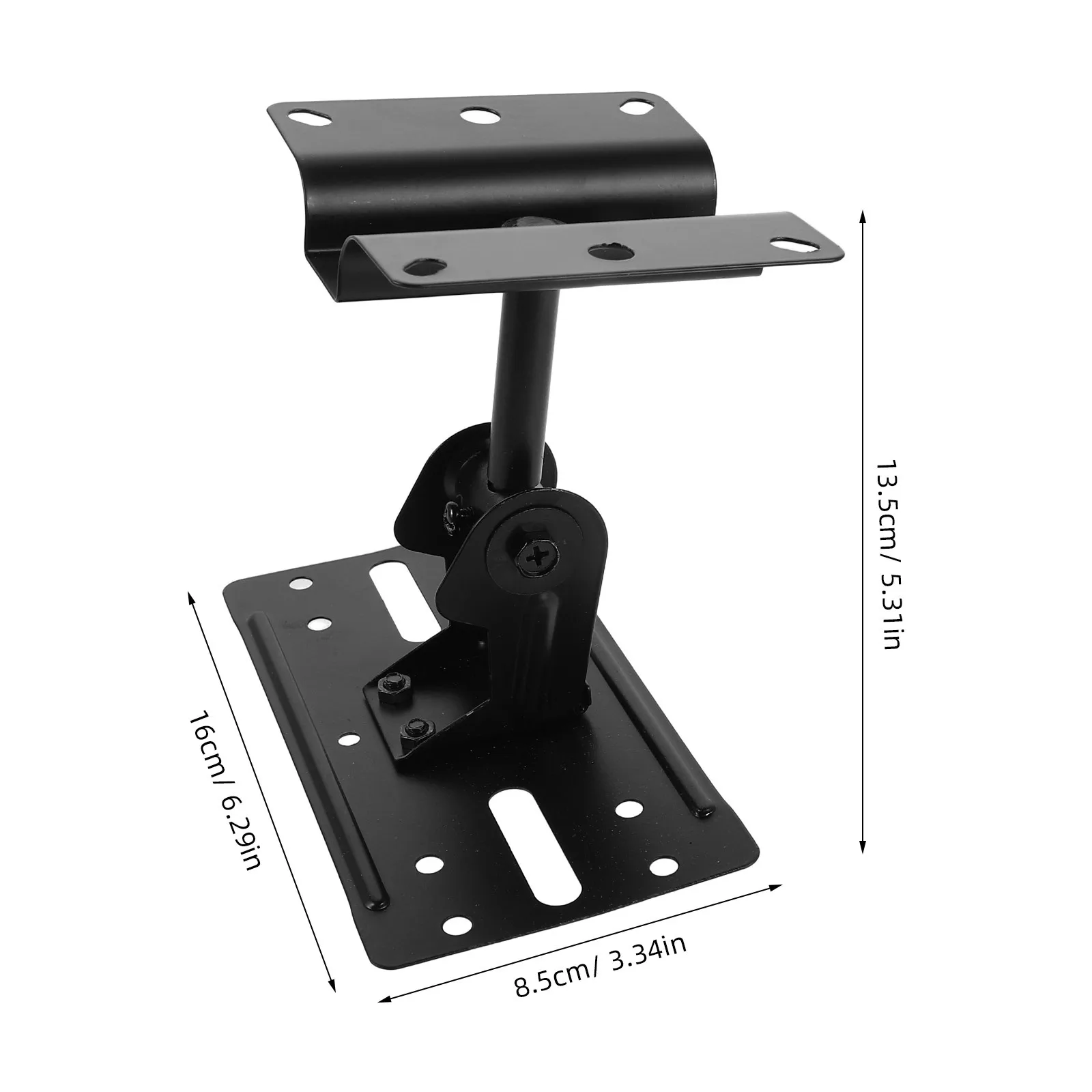 Adjustable Wall Mounted Speaker Bracket Ceiling Hanger Long Reinforced Heavy Duty Stand For Use