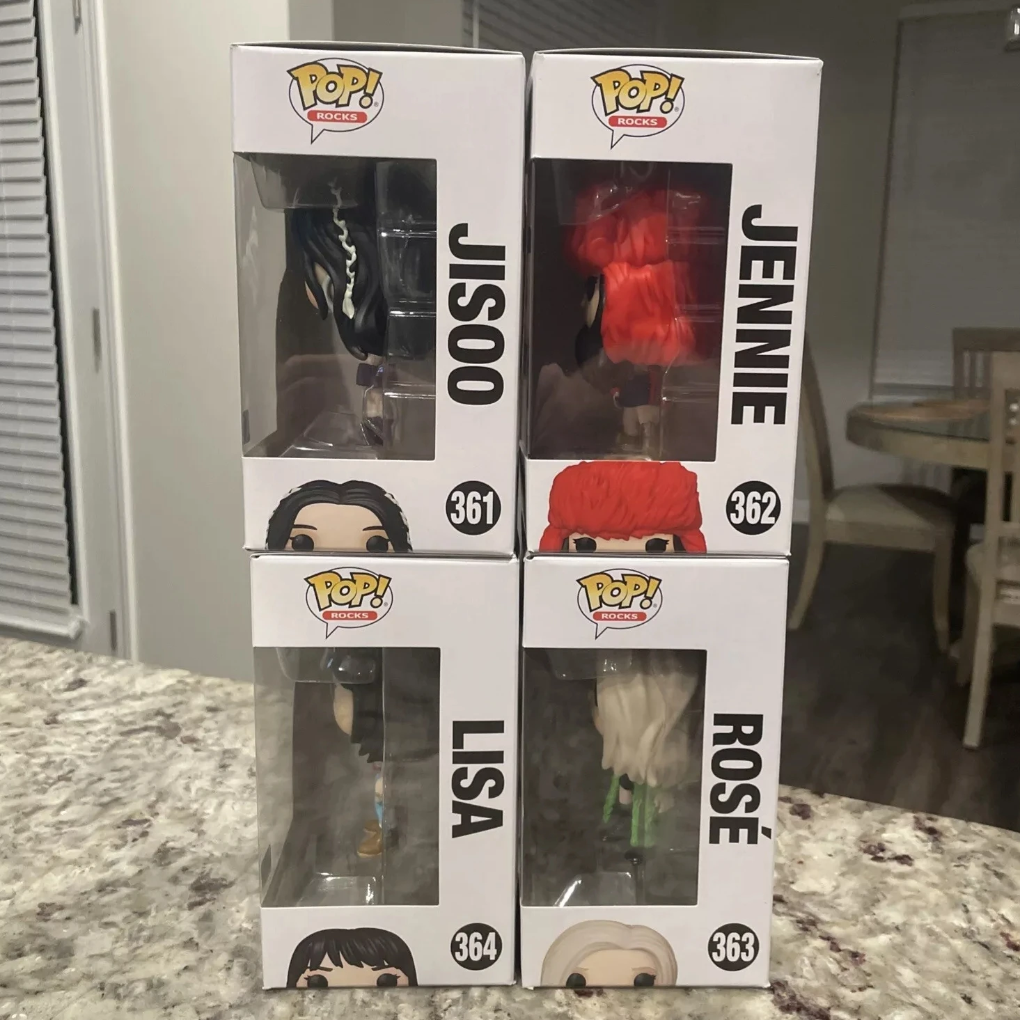 

FUNKO BLACKPINK Star Figures Lisa Jennie Rose Jisoo Pop Vinyl Figure Collectible Limited Edition Model Decoration Toy Gift