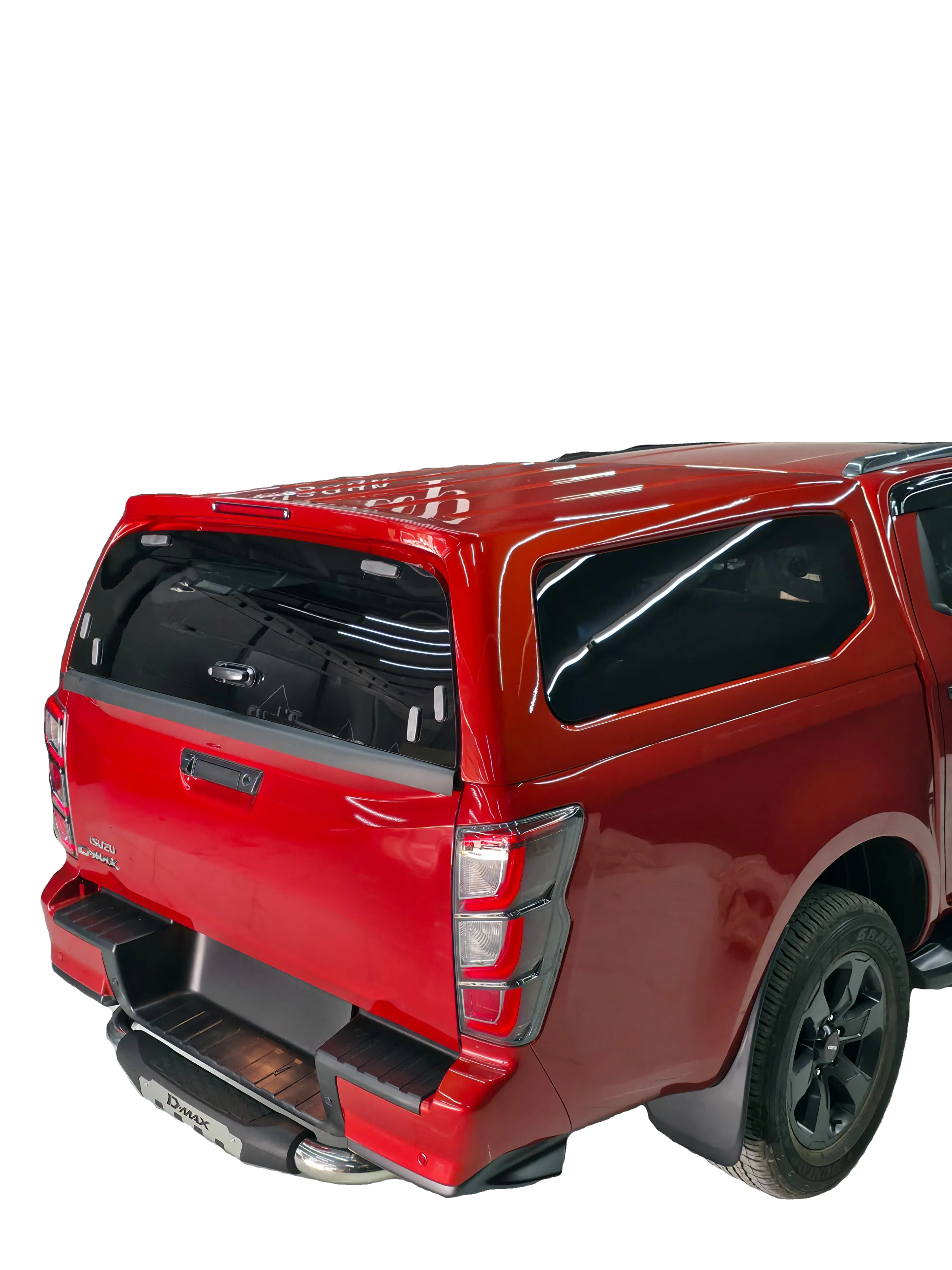 DMAX 2025 رف سقف زجاجي ثابت مع نافذة منزلقة ملحق شاحنة بيك اب ملحق خارجي للسرير