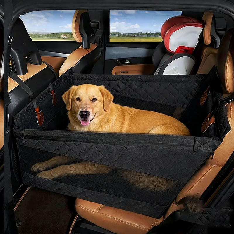 

Зимний удлиненный чехол на автомобильное сиденье для собак, Оксфорд, водонепроницаемый гамак для домашних животных, спинка для маленьких, средних и больших сидений для собак, кошек, защита спинки для автомобиля