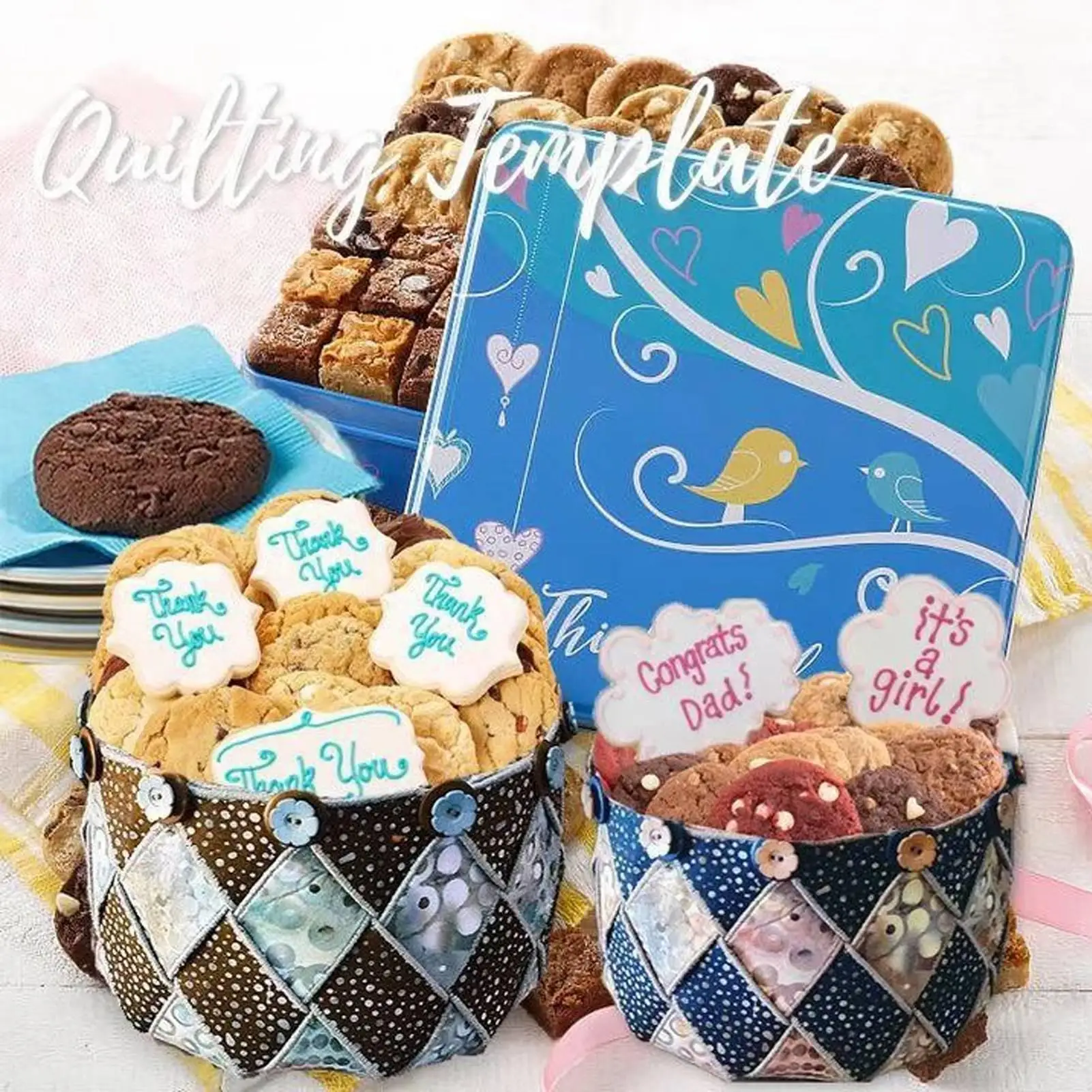 

3 шт., 8 дюймов, 12 дюймов, 15 дюймов, тканая спиральная корзина для хранения, линейка для резки, подходит для шитья шаблонов корзины для шаблонов