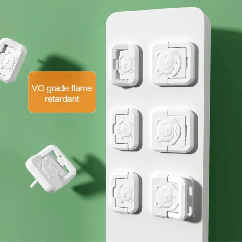 3PCS Baby Safety Child Electric Socket Outlet Plug Kids Sockets Cover Plugs Protection Security Two Phase Safe Lock Cover