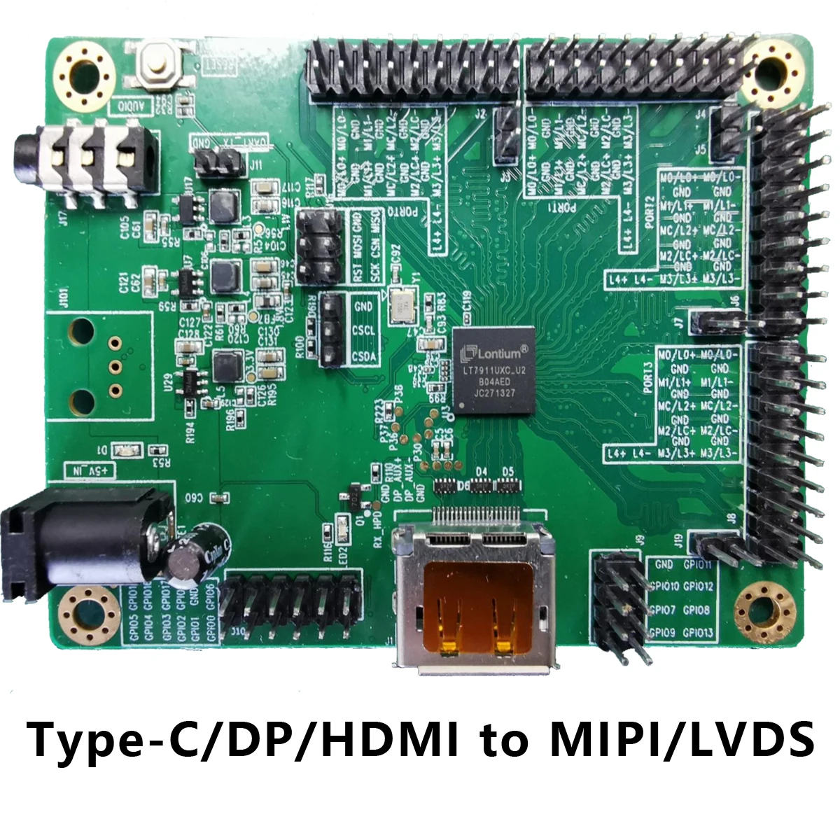 LT7911UXE(Demo Board)-Type-C/DP or HDMI to MIPI/LVDS for VR/Display application