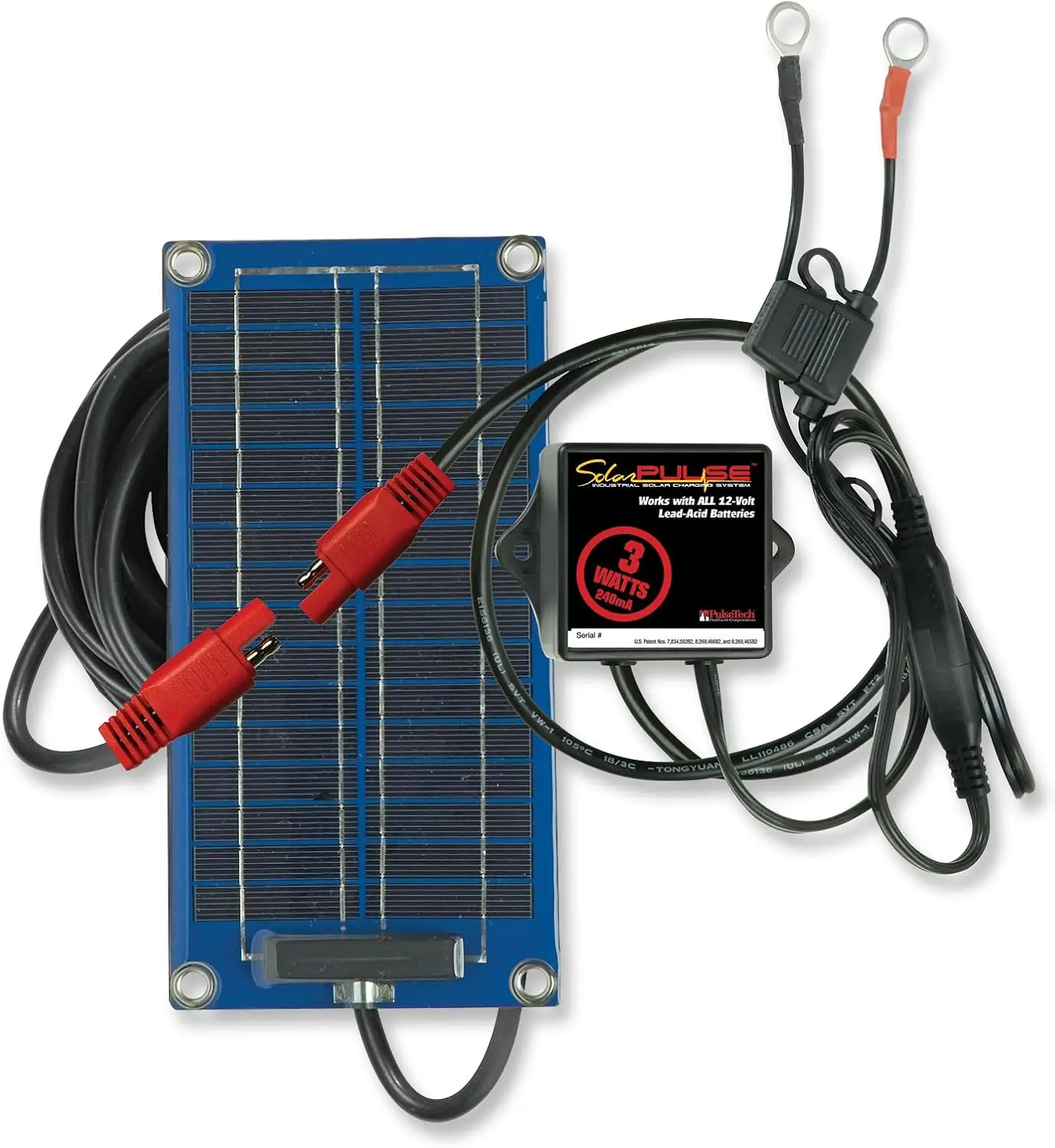 Solarpulse Sp-3 Solar Battery Charger Maintainer, 3 Watt