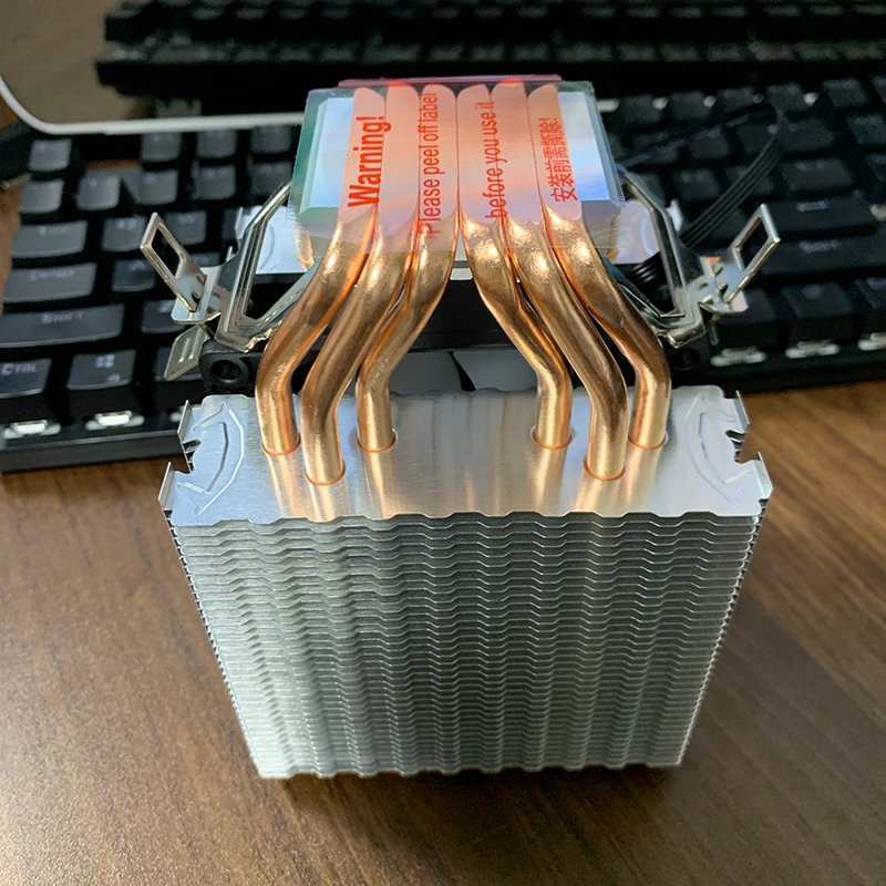 مروحة تبريد PWM CPU للكمبيوتر الشخصي ، 4Pin ، 6 أنابيب حرارية ، Intel LGA ، 7.5 ، من من من من نوع Intel LGA ، من من من من نوع Intel LGA ، من من من من من من من نوع AM3 ، AM4 ، AM5 #6