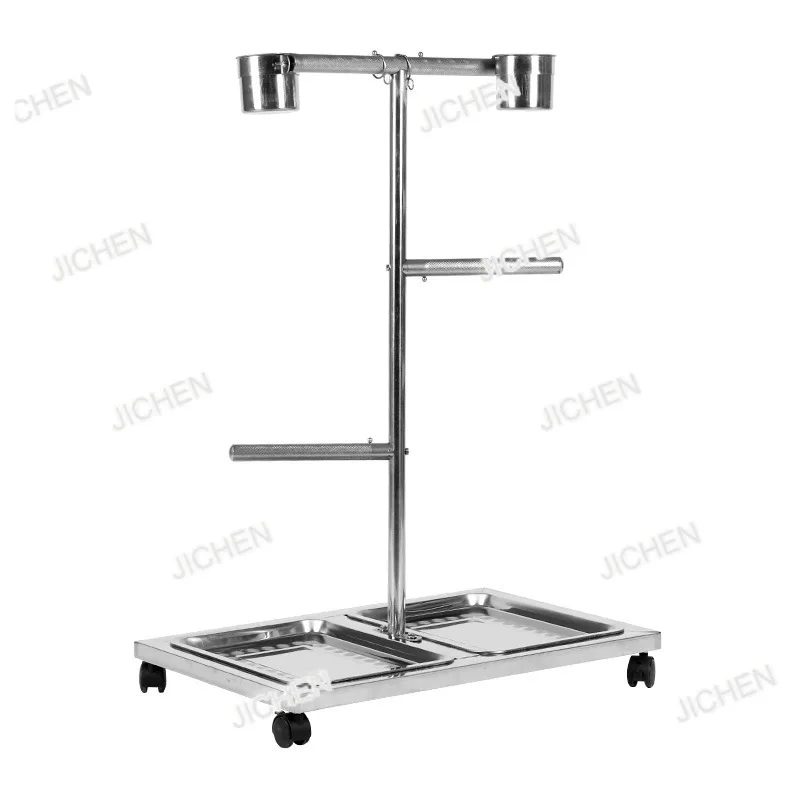 Regal Unterhaltung M große Vogelregal Edelstahl Landung Regal portable Sonnenausbildungsregal