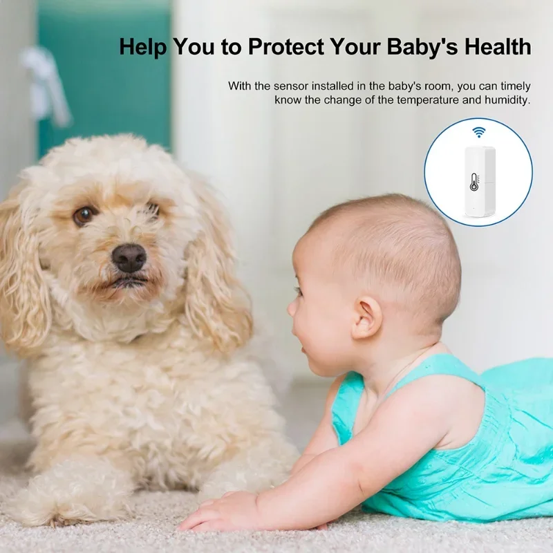 Smart Home Temperatur- und Feuchtigkeitsdetektor, Smartlife Smart Life