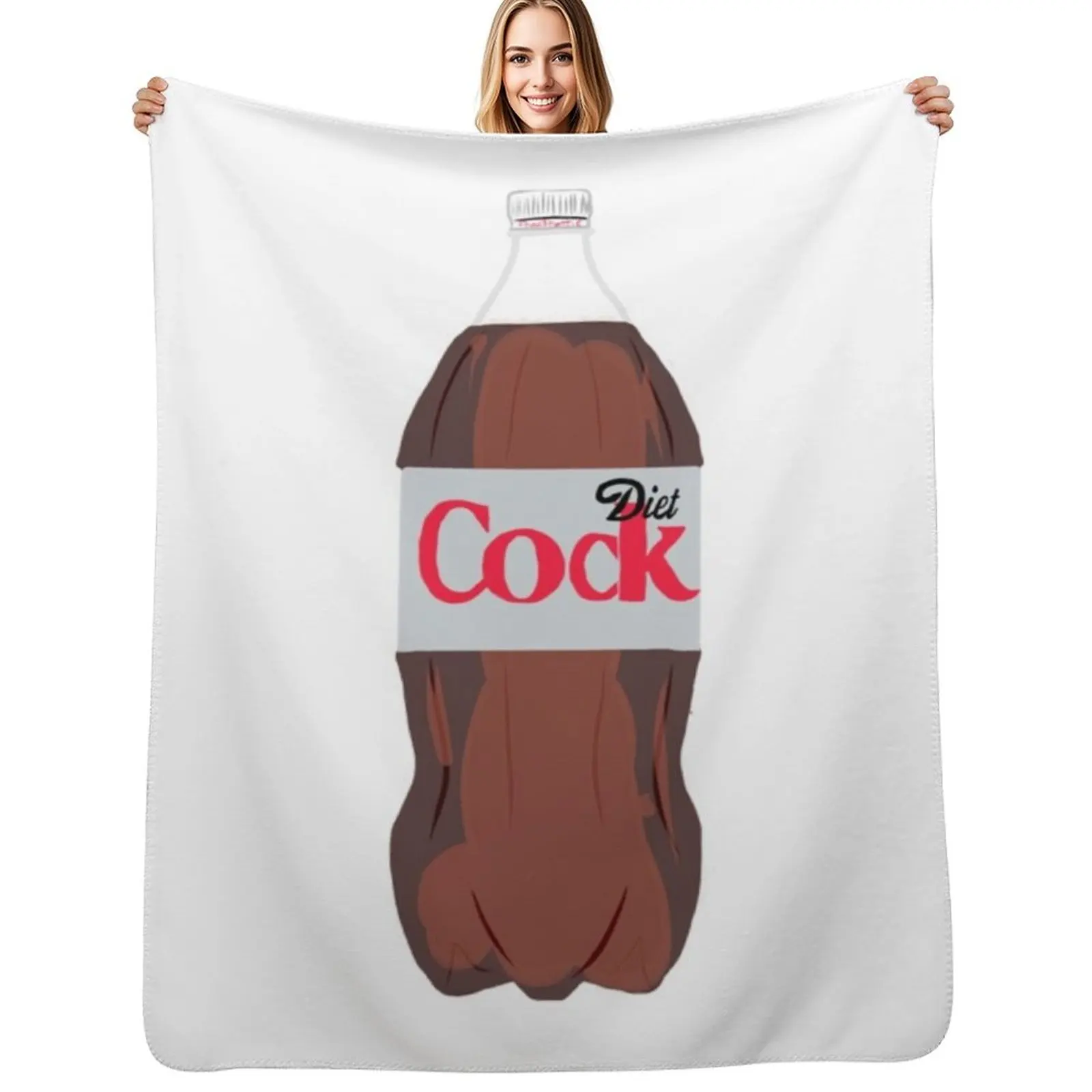 Diet Cock - 2 Liter Throw Blanket Decorative Beds Quilt Bed Fashionable Blankets For Sofas Summer Beddings for sofa Blankets