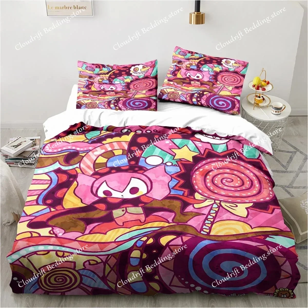 Puella Magi Madoka Magica Bedding Set Boys Girls Twin Queen Size Duvet Cover Pillowcase Bed Kid Adult Fashion Home Textileextile