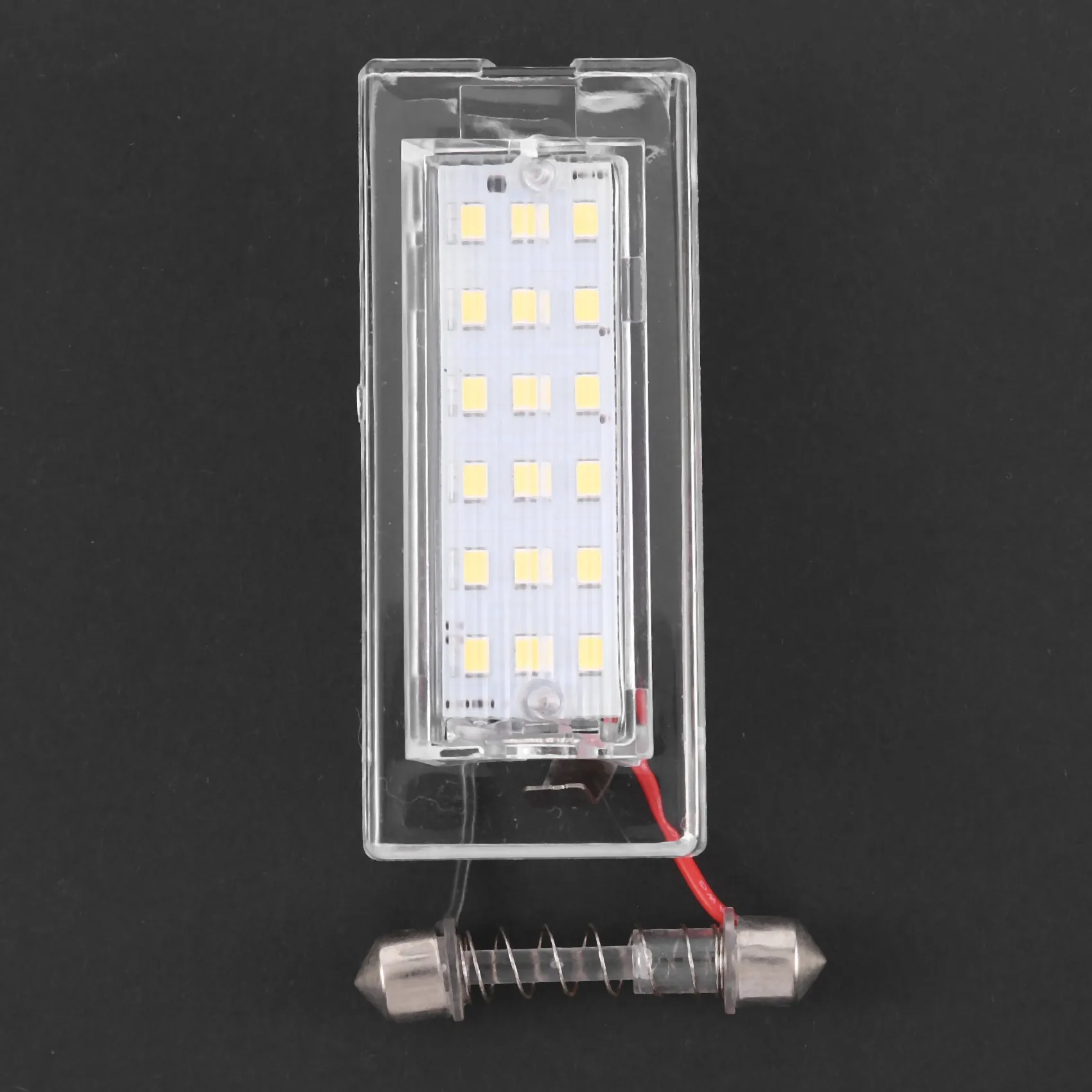 2Pcs White LED Number License Plate Light Lamp 18 SMD 3528 for-BMW E53 X5 1999-2003 E83 X3 03-10