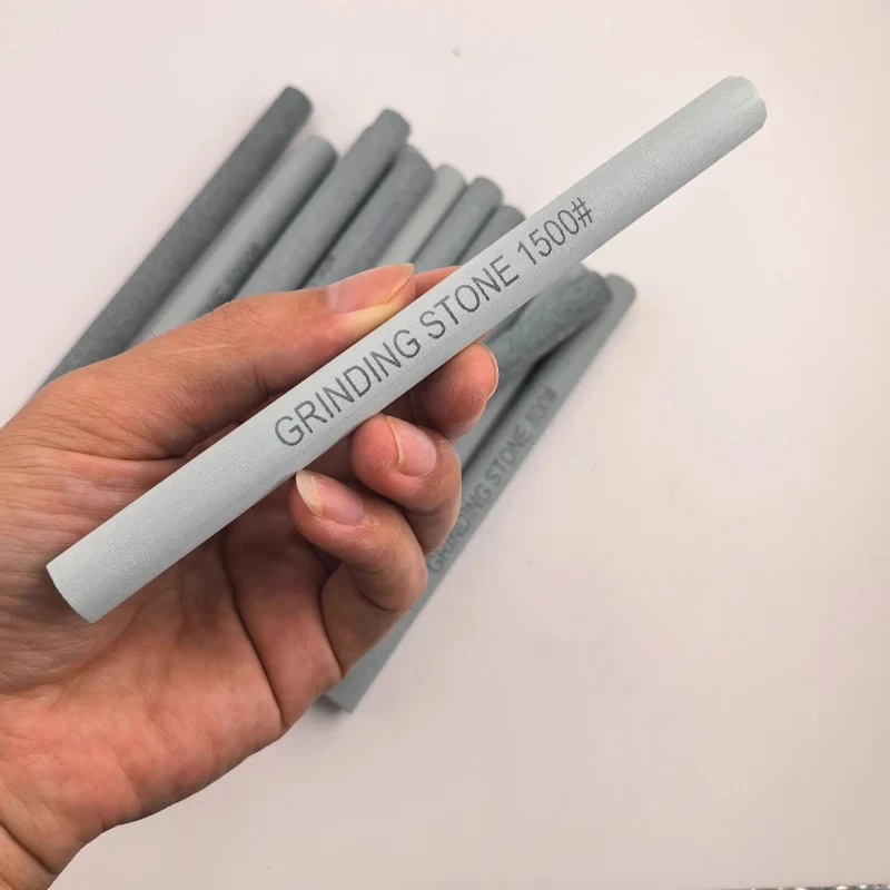 Round Whetstone Knife Sharpener 80-3000 Grit Silicon Carbide Oil Sharpening Stone Honing Polishing for Kitchen Knife 1Pcs