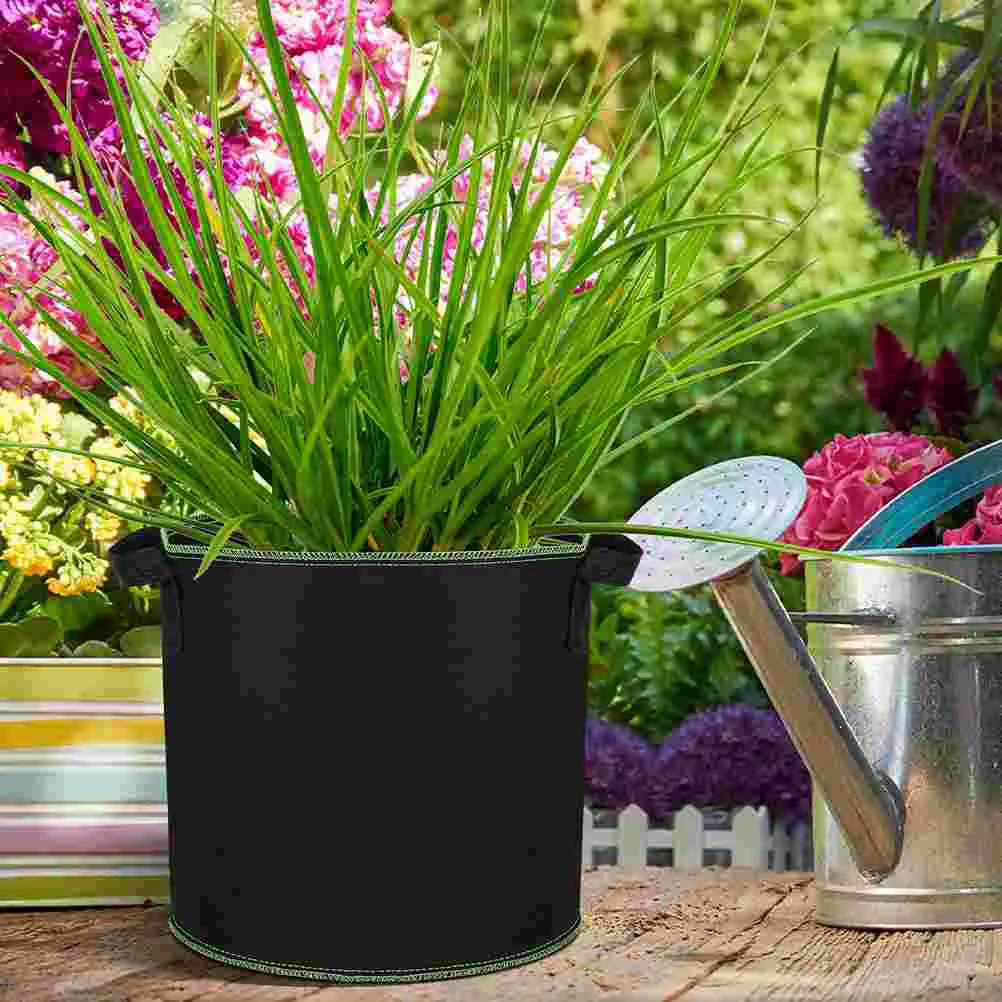 6Pcs 4 Gallon Potato Grow Bag Fabric Pots Handle Garden Planting Bags Vegetables Planter Garden Grow Bags Fabric Pot