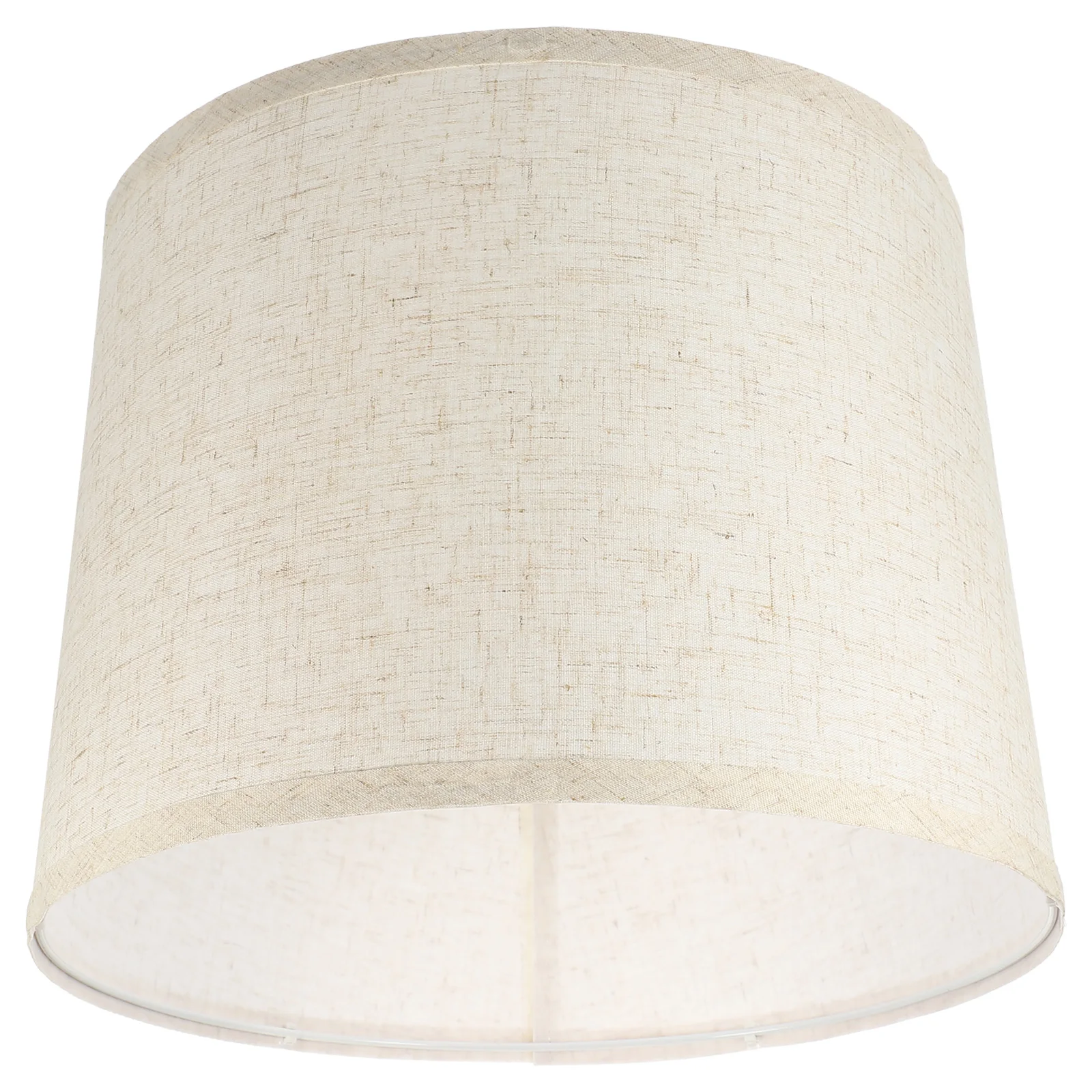 

Round Linen Lampshade for Table Lamp Floor Light Easy Installation Simple Design Soft Glare-Free Light Home Hotel Bedroom Study