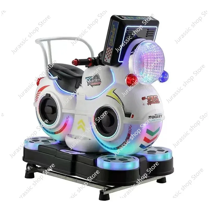 

Coin Operated Kiddie Ride Moto Swing Machine with MP 5 Screen