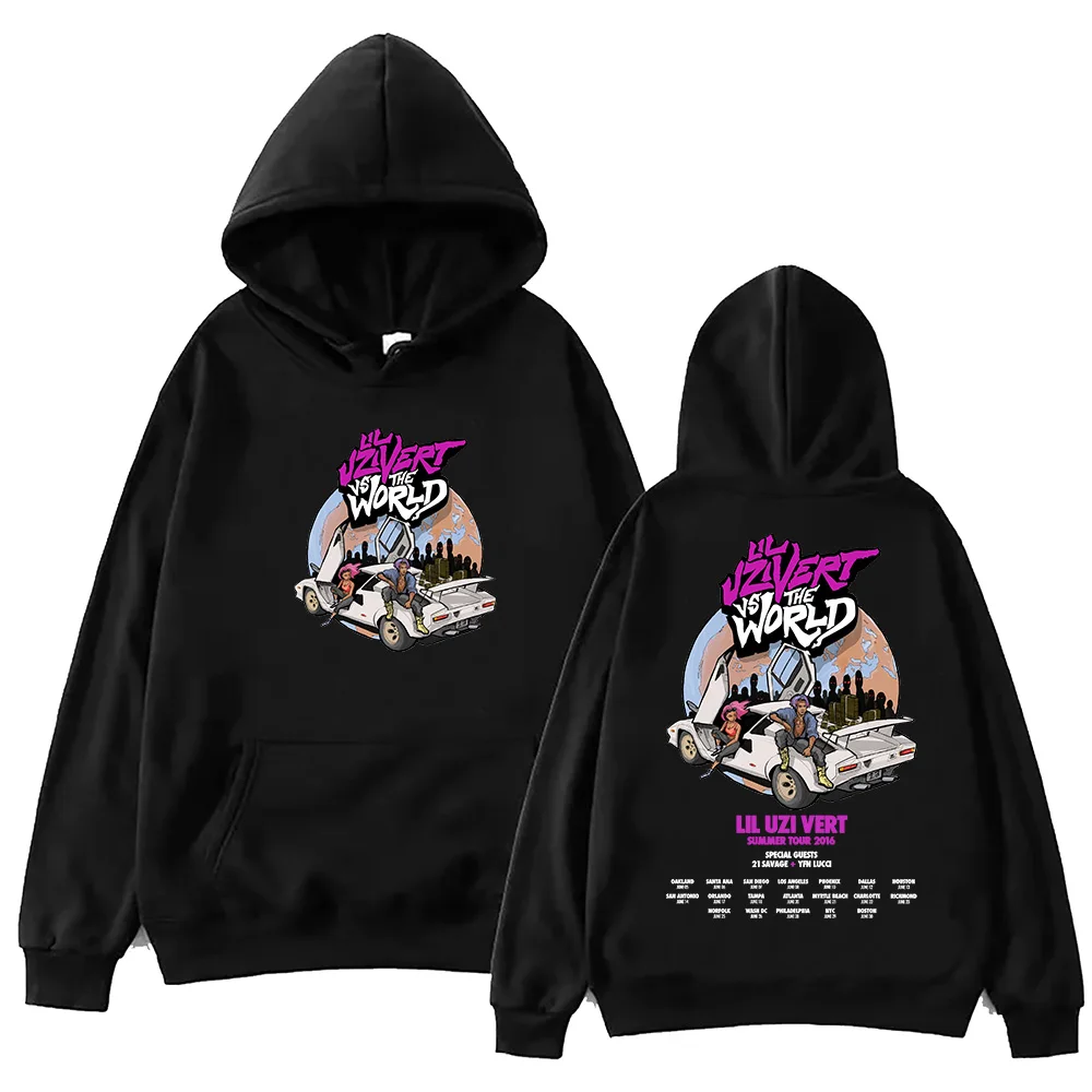 

Lil Uzi Vert Tour Hoodie Unisex Harajuku Pullover Tops Long Sleeve Hoodies Muisc Tour Fans Gift