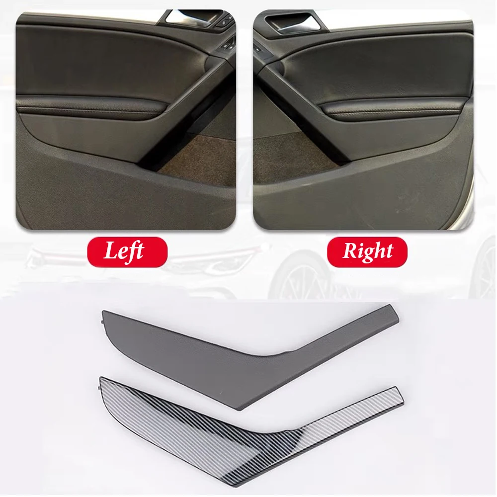 

Car Interior Door Left Right Pull Handle Cover Black Trim For Volkswagen VW Golf 6 GTI MK6 2009 2010 2011 2012 2013 2014