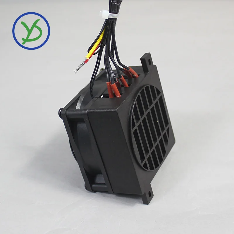 220V 400W Thermostat heater fan PTC incubator heater and fan Heating Element ceramic heater with fan 106*80mm