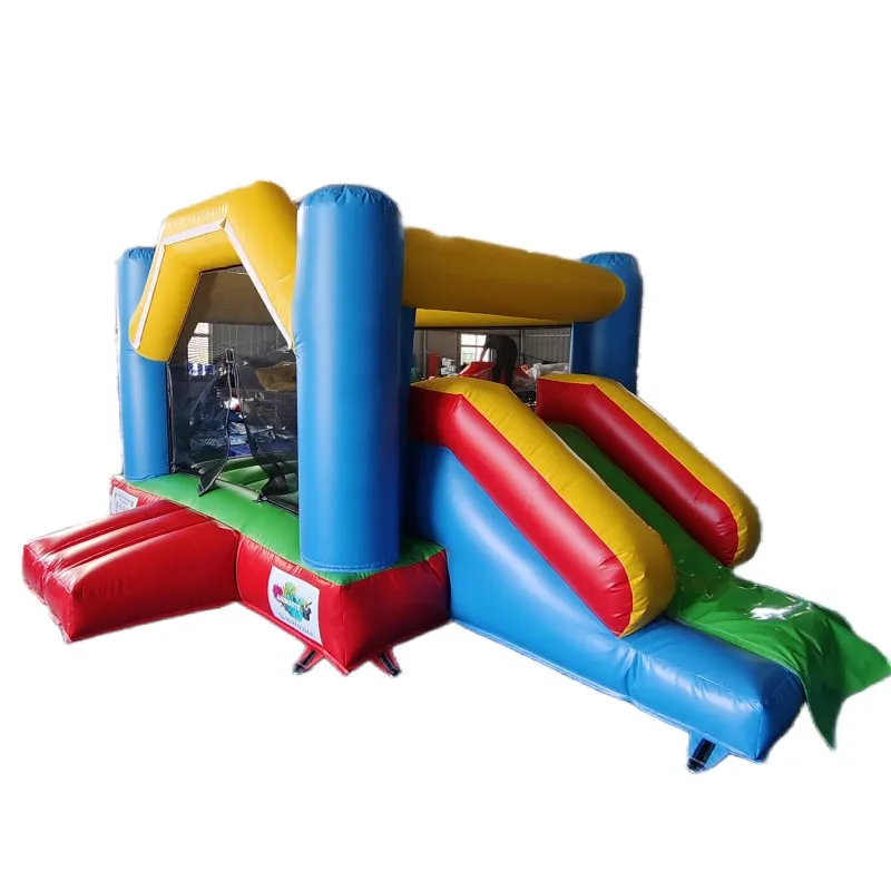 3x3x2.3m AND1.5m slide Inflatable Bouncer House Combo Commercial Bouncy Castle Inflatable Bouncy House Jumping Castle for Kids