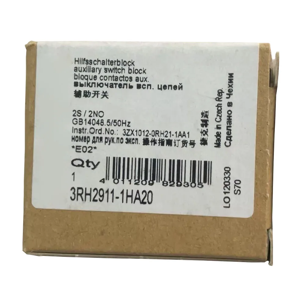 New original 3RH2911-1HA21 auxiliary switch