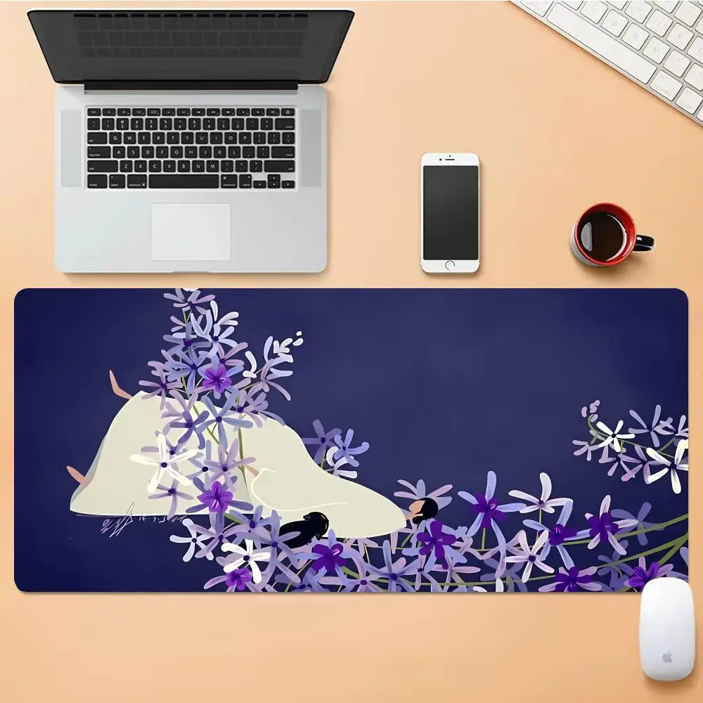

Oriental Aesthetic Illustrations Mouse Pad Desk Mouse Pad Nice HD Desk Pad Extended Gaming Keyboard Mats Large Gamer Mouse Pad