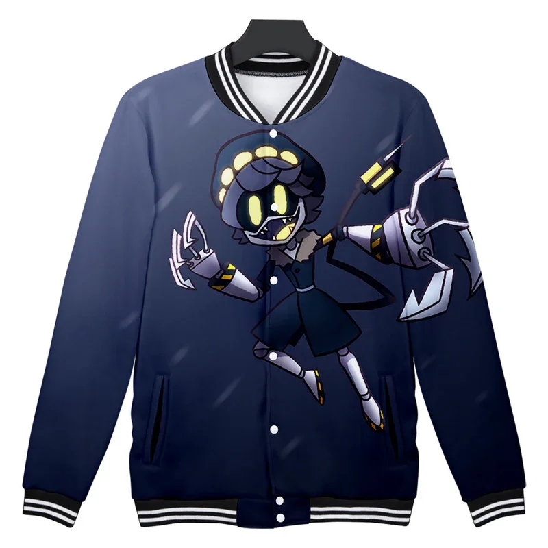 3D Murder Drones Jacket New Hip Hop Sweatshirt Fashion Baseball Jacket Cosplay Clothes 100% Polyester Baseball Uniform