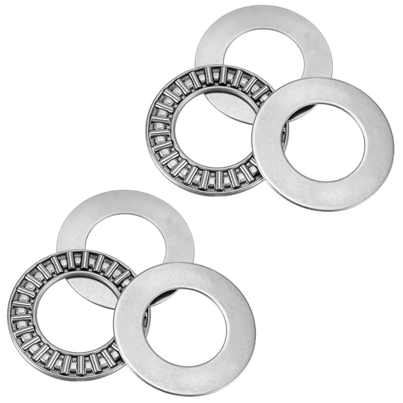 6pcs AXK2035 Plane Thrust Needle Roller Bearing Set with Washer Thrust Bearings for Lawn Tractor Steering