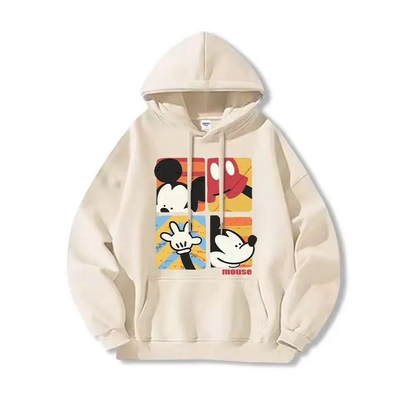 

Style Disney Mickey Minnie 2026 New Autumn Hoodies Vintage American Style Trendy Outerwear for Men sudadera hombre