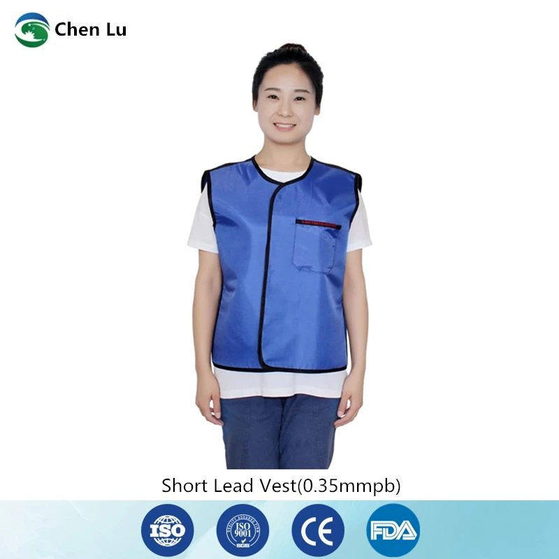 

Genuine nuclear radiation protective 0.35mmpb short lead vest x-ray radiological protection tops lead vest