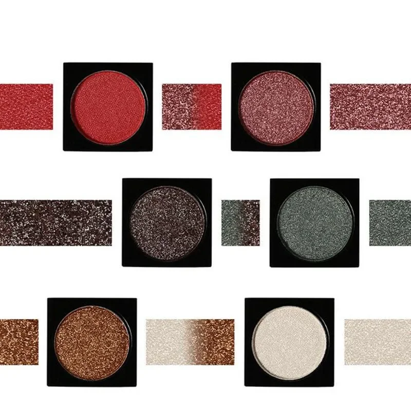 1 Pc pressé paillettes unique fard à paupières miroitant diamant arc-en-ciel maquillage cosmétique pressé paillettes maquillage des yeux Palette d'ombres