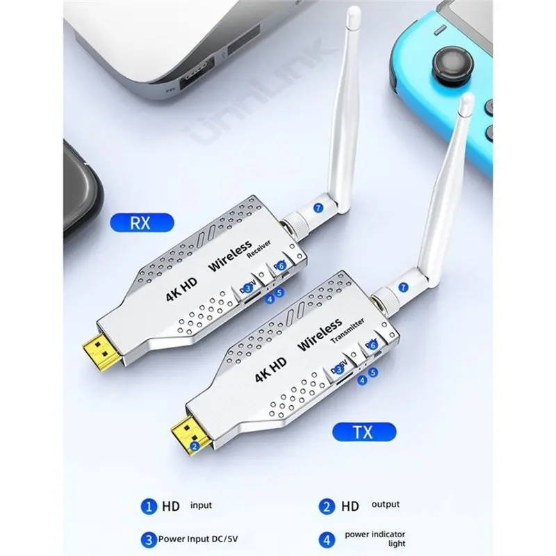 2026 New 50M 4K Wireless WIFI -Compatible Extender