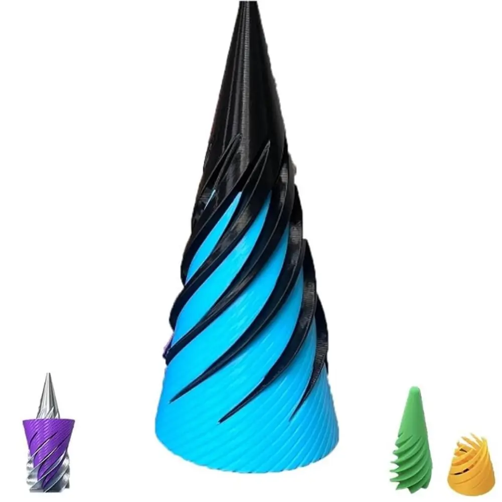 Math Games 3D Printed Spiral Cone Toy Impossible Funny Figurine Spiral Cone Fidget Toy Decorative Ornaments