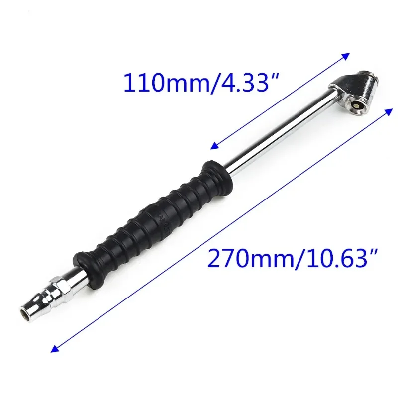 NEW 1 Piece Car Tire High Pressure Air Pump Nozzle Inflatable Dual Head Chuck Valve Tool Hand-held Disassembly Tools