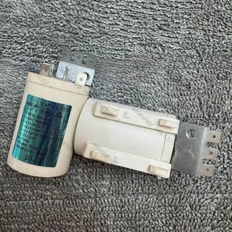 1PCS  for FC86-B-25012-4 Drum Washer 12A EMI Interference Suppressor Filter  Washing Machine Parts