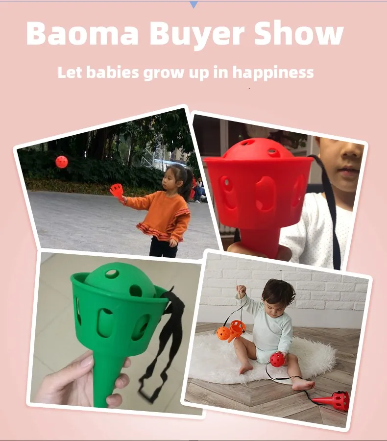 Trainer con sensore a sfera per la ricezioneSet di giochi di cattura di lancio Set di cattura di giocattoli da esterno Allenamento per la coordinazione occhio-mano dei bambini