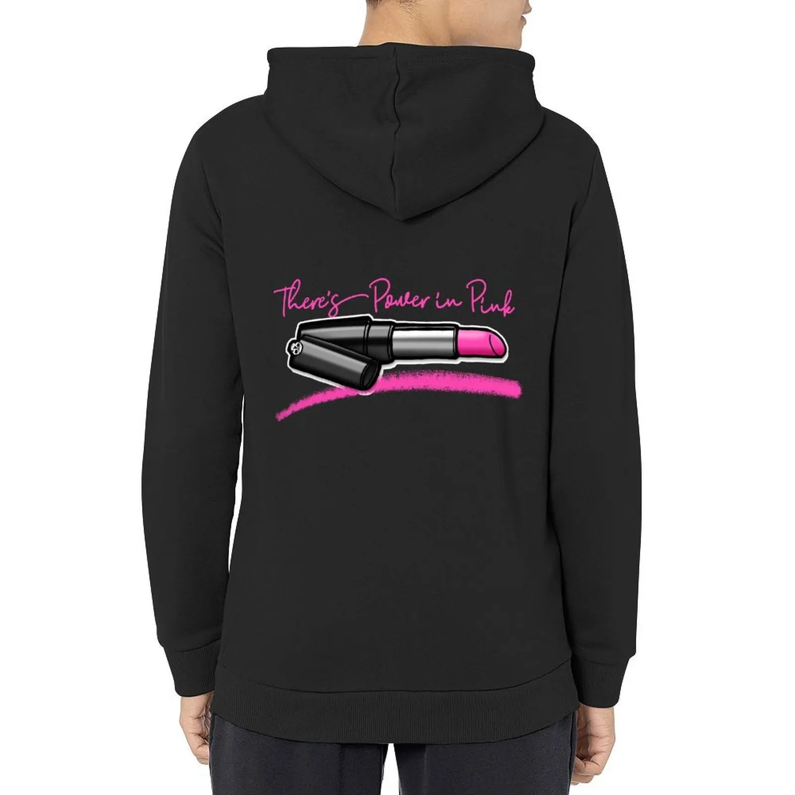 

There's Power in Pink Hoodie winter clothes japanese style autumn clothes men's autumn clothes pullover hoodies