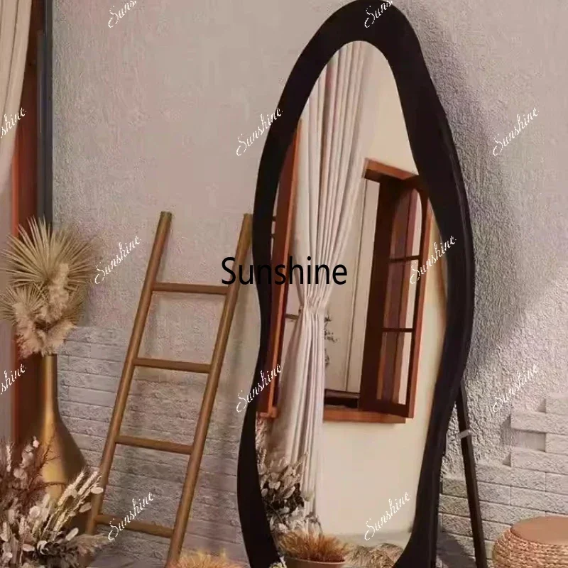 Luxury Standing Decorative Mirror Full Length Interior Decorative Mirror Irregular Living Room Akcesoria Do Pokoju Home DecorTJ