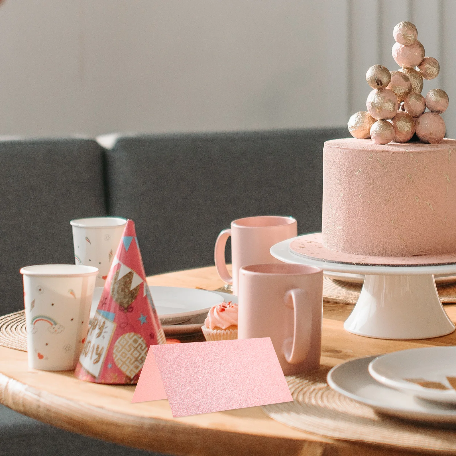 

25Pcs Cards Smooth Writeable Name Tags for Dinner Party Guest Seating Arrangement Decoration Accessories