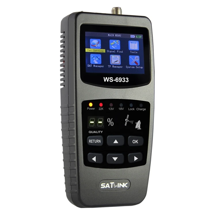 Original Satlink WS-6933 Mini Satellite Finder Meter DVB-S2 2.1 lcd screen satlink ws6933 dvb-s2 digital signal satfinder