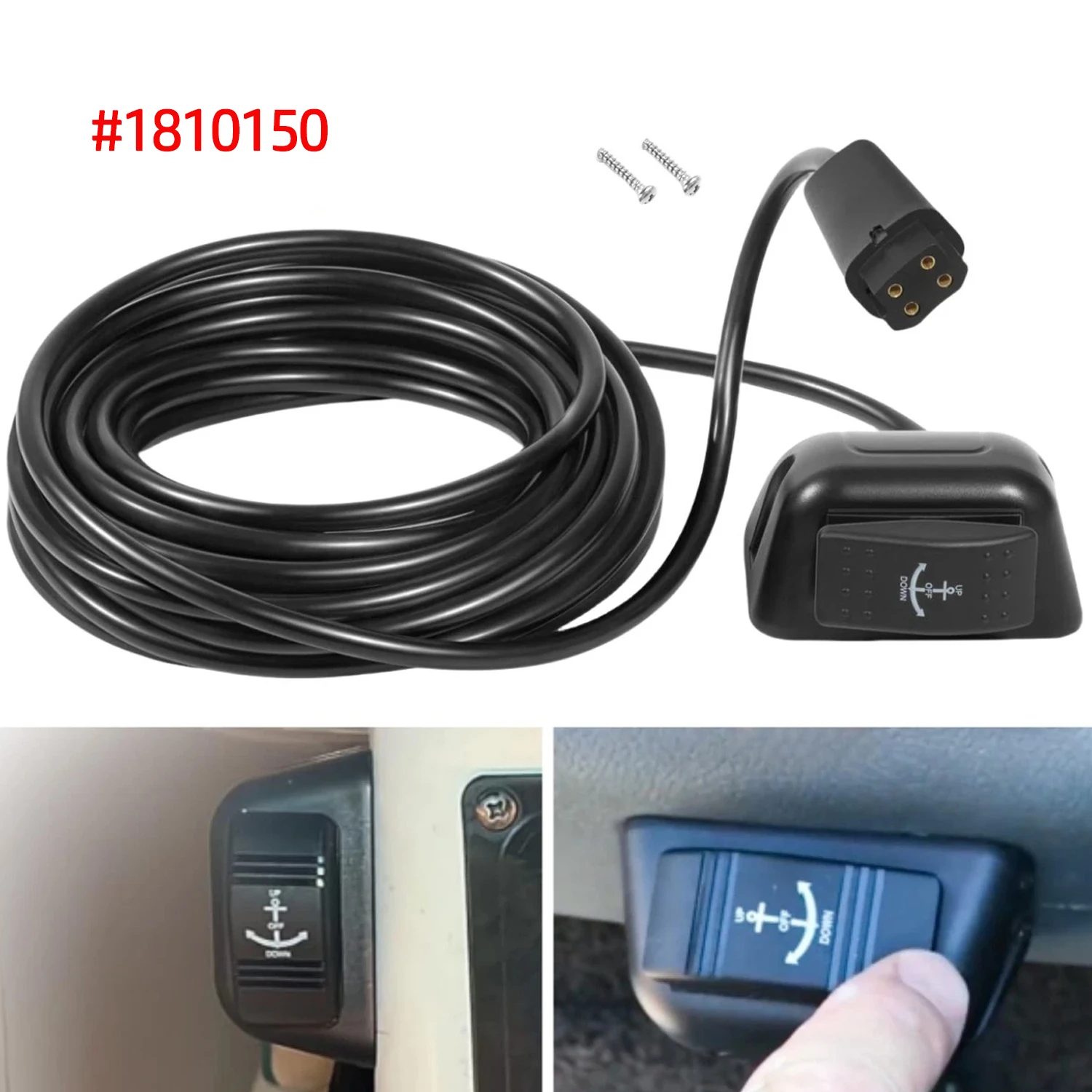 Boats Remote Switch #1810150, Fits for Minn Kota Deckhand 40 Anchor, for Operating DH40 Anchor Winch from Anywhere on Your Boat